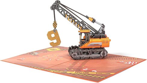 Liif 3D Pop-Up Birthday Card, 7 x 5 in, For 4 Year Old Boy, With Envelope in Saudi Arabia