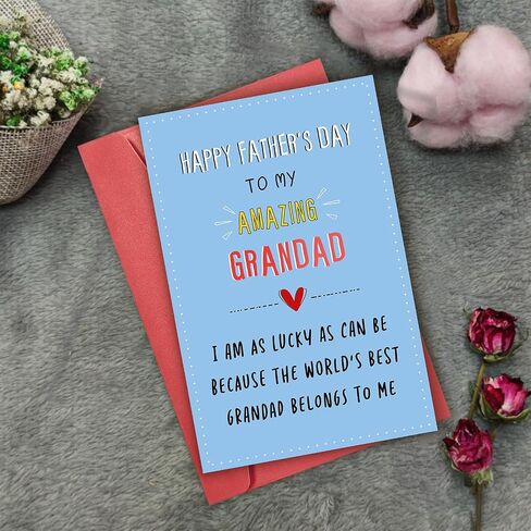 Funny Father’s Day Card for Him, Poem Fathers Day Card for Stepdad, Bonus Dad Card from Wife Stepchild, Appreciate Card for Husband Boyfriend in Saudi Arabia