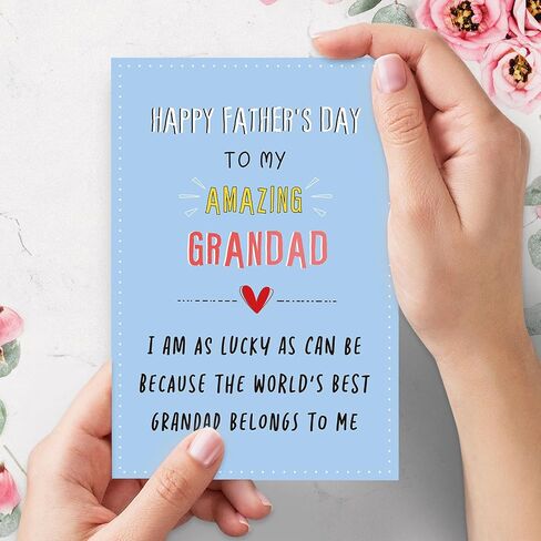 Funny Father’s Day Card for Him, Poem Fathers Day Card for Stepdad, Bonus Dad Card from Wife Stepchild, Appreciate Card for Husband Boyfriend in Saudi Arabia