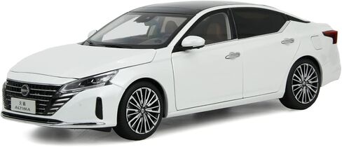 PAUDIMODEL 1/18 مقياس دييكاست سيارة ModelCar ألتيما 2023 أبيض in Saudi Arabia
