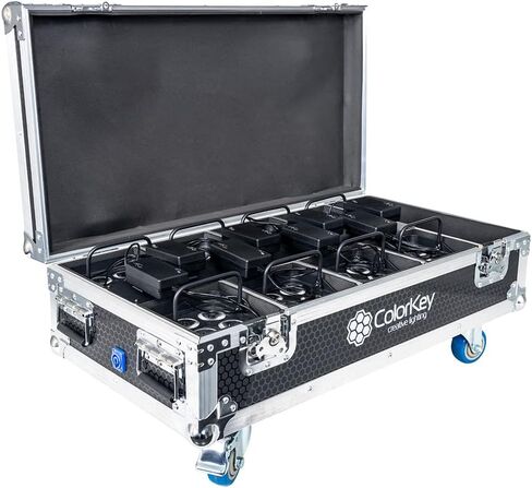 ColorKey MobilePar Mini Hex 4 Wireless Battery Powered RGBAW+UV Uplight DJ Light (CKW-6020B) in Kuwait