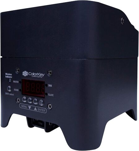 ColorKey MobilePar Mini Hex 4 Wireless Battery Powered RGBAW+UV Uplight DJ Light (CKW-6020B) in Kuwait
