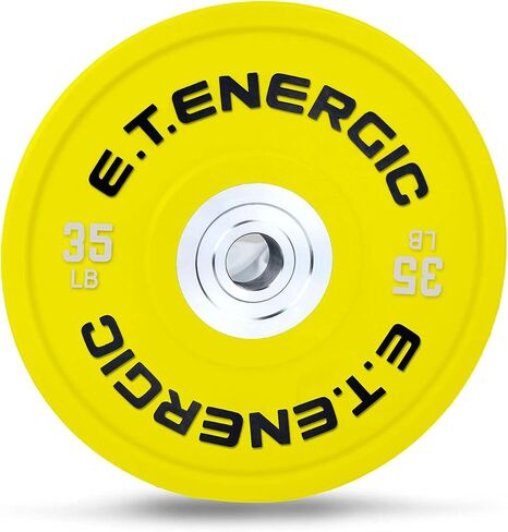 ألواح ممتصة للصدمات 10LB/25LB/35LB/45LB/55LB عديمة الرائحة مع مجموعة أوزان ممتصة للصدمات بفتحة 2 بوصة مع إدراج فولاذي لتدريب القوة in Kuwait