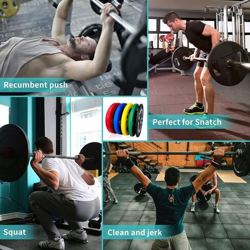 ألواح ممتصة للصدمات 10LB/25LB/35LB/45LB/55LB عديمة الرائحة مع مجموعة أوزان ممتصة للصدمات بفتحة 2 بوصة مع إدراج فولاذي لتدريب القوة in Kuwait