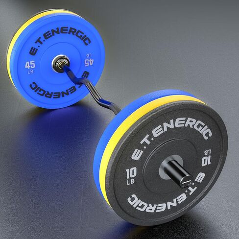 ألواح ممتصة للصدمات 10LB/25LB/35LB/45LB/55LB عديمة الرائحة مع مجموعة أوزان ممتصة للصدمات بفتحة 2 بوصة مع إدراج فولاذي لتدريب القوة in Kuwait