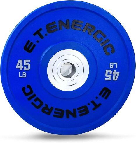 ألواح ممتصة للصدمات 10LB/25LB/35LB/45LB/55LB عديمة الرائحة مع مجموعة أوزان ممتصة للصدمات بفتحة 2 بوصة مع إدراج فولاذي لتدريب القوة in Kuwait