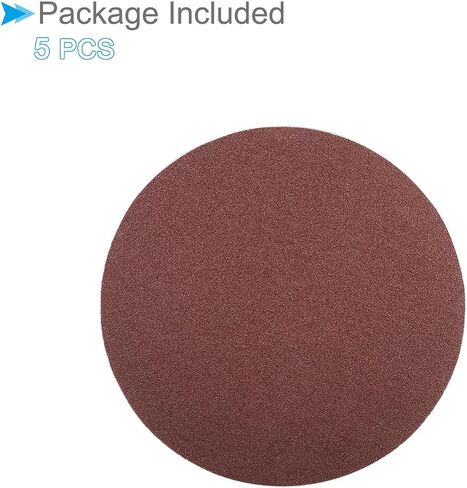 PSA Sanding Discs, 6 Inch Dia 120 Grits, Self Adhesive Sticky-Back Sandpaper - (Applications: for Woodworking Metal Finishing), 5-Pieces in Saudi Arabia