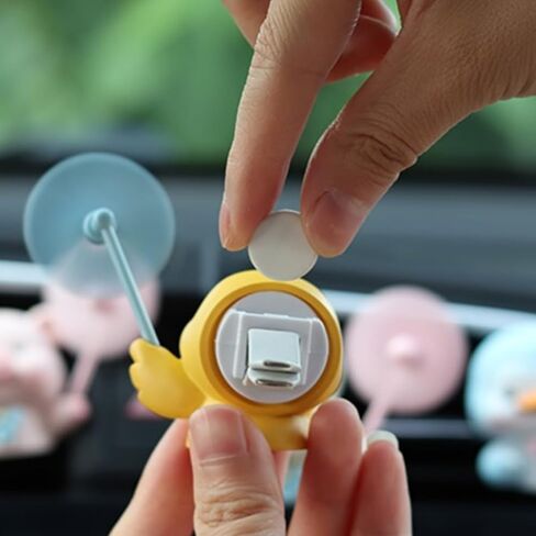 Cute Animal Car Air Fresheners Vent Clip Air Conditioning Outlet Clip for Car Interior Decoration Lovely Car Accessories for Girls (gray lion) in Saudi Arabia
