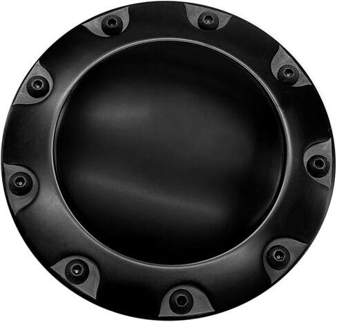 زر قرن من الألومنيوم الخام لعجلات القيادة ذات 9 براغي باللون الأسود in Kuwait