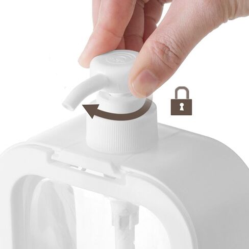 3pcs Hand Soap Dispenser Bathroom, Modern Dish Soap Dispenser for Kitchen Sink, 10oz Plastic Black Soap Dispenser with Pump and Labels in Saudi Arabia