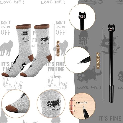 Frog Gifts for Frog Lovers, Includes Frog Makeup Bag, Cute Frog Socks, Frogs Writing Gel Ink Pen & Mini Round Mirror, Just Who Loves Frogs, Funny Frogs Gifts, Birthday Gift for Women in Kuwait