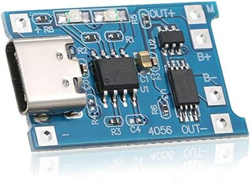 10 قطعة جاكوبس بارتس TP4056 5V 1A USB Type-C 18650 بطارية ليثيوم شحن ولوحة حماية in Saudi Arabia