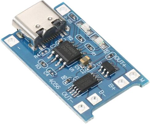 10 قطعة جاكوبس بارتس TP4056 5V 1A USB Type-C 18650 بطارية ليثيوم شحن ولوحة حماية in Saudi Arabia