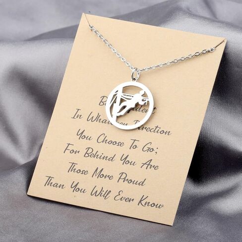 LQRI Lineman Necklace Electrician Gift Be Confident in Whatever Direction You Choose to Go Electrical Engineer Jewelry in Saudi Arabia