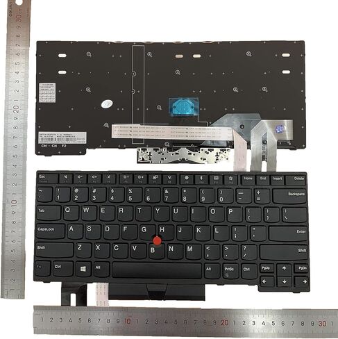 Laptop Replacement US Layout with Pointing Keyboard for Lenovo IBM ThinkPad E480 E490 E495 T480S T490 T495 L380 L390 L480 L490 R480 R490 S2 3rd TP00091A 01YP275 01YP302 01YP559 01YP400 in Kuwait