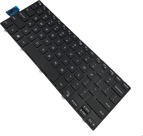 لوحة مفاتيح بديلة للكمبيوتر المحمول Dell Inspiron 3442 Series 14-5000 14-5447 14-3000 3443 3451 3452 3458 3446 3448 N5447 N3442 14CR 14MR 050x15 SN8233 تخطيط أمريكي بدون إضاءة خلفية تخطيط أمريكي أسود in Saudi Arabia