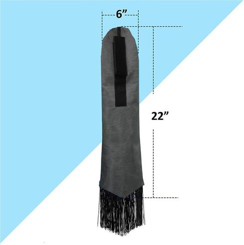 Horse Tail Bag, Hook and Loop Design Horse Tail Guard,Horse Care Blankets,Pretect Horse Tail(Grey) in Saudi Arabia