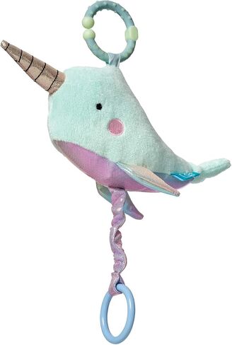 Manhattan Toy Under The Sea Narwhal Baby Teether & Travel Pull Toy in Saudi Arabia