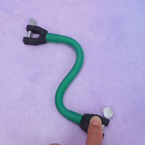 CLISPEED Easy Wedge Ski Training Aid Nowboard موصل طرف التزلج موصل طرف مرن مقاطع تعلم التحكم في معدات التدريب على التزلج للأطفال المبتدئين (أخضر) in Kuwait