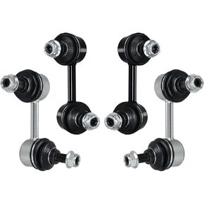 Sway Bar Links, Replacement For Front & Rear Stabilizer Sway Bar End Link Kit Compatible With 2006-2011 Honda Civic, 2006-2011 Acura CSX - 4 Pcs