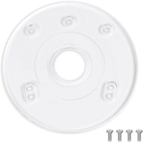 PR110 Palm Router Subbase, Router Base Plate with Screws for BOSCH RA Threaded Templet Guides, Router Guard Base Plate for Bosch GKF125CE, PR001, PR101, PR10E, PR20EVS, RA1051