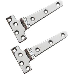 2 Pieces of 316 SS Marine Grade Heavy Duty T Hinge 6'' x 3"Casting Hinge for Boat& AUTO