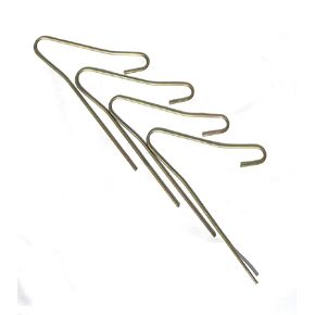 Backpacker Guy Line Anchor Stake Corrosion Resitant Spring Steel for Tents and Rain Fly (Pack of 4)
