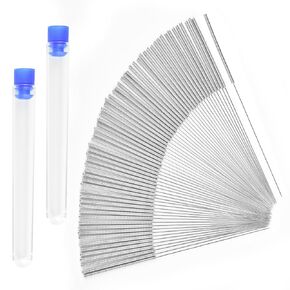 3D Printer Nozzle Cleaning Kit 60 Pcs 0.4 mm Nozzle Cleaner 3D Printer, Stainless Steel 3D Printer Nozzle Cleaning Needles Clog Cleaner 3D Printer Accessories