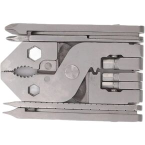 Micro Pocket Multitool, Cast Multitool Pliers, Tool Pliers Steel Screwdriver Card Needle Wire Stripper Wrench Multi Tool Portable Folding Multitool Plier Ideal Gifts for Dad