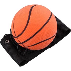 Basketball Wrist Return Ball, Sports Wrist Balls on a String, 2.36 Inch Rubber Rebound Bouncy Wristband Balls on Elastic String for Wrist Exercise or Play Speed and Agility Training