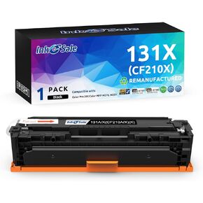 INK E-SALE 1PK Remanufactured Toner Cartridge Replacement for HP 131A 131X CF210A CF210X Toner Black High Yield BK Ink for HP LaserJet Pro 200 M251n M251nw M251 MFP M276nw M276n M276 Color Printer