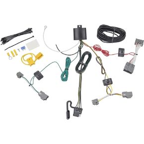 Tekonsha T-One® T-Connector Harness, 4-Way Flat, Compatible with Select Volvo XC70 Black
