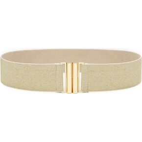 Women Wide Elastic Waist Belt Cinch Stretch Waistband for Dresses