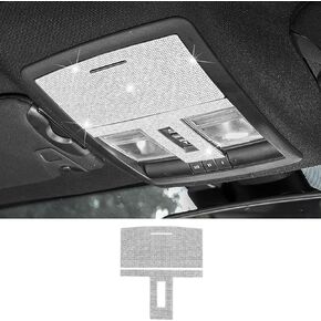 Reading Light Lamp Cover Trim Bling Sticker Compatible with Dodge Challenger 2015-2021