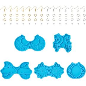 MegaPet 5pcs Chicken Resin Molds Silicone Hen Chick Soap Casting Mould for Resin Epoxy Crafting Polymer Clay Pendant Jewelry Making 85x61x8mm