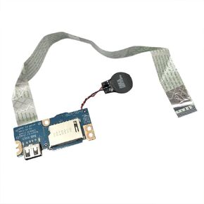 Zahara USB/SD Card Reader Board Cable for Dell Ins piron 15 3583 3584 3585 5570 5575 I5575-A214SLV 3490 3590 LS-F121P P75F 0XX86G NBX00028P00 NBX00028N00