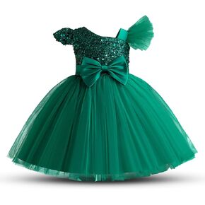 NNJXD Baby Girl Birthday Party Dress Tutu Toddler Girl Pageant Ball Gown