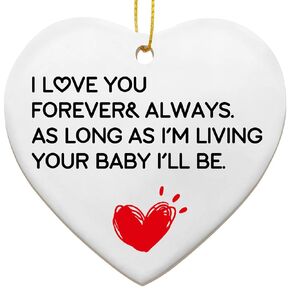 Never Forget the Difference You Make, Memorial Gift, Heart Ornament, Memorial Keepsake, Midwife Gift, Symposium Gift, 3 inch Flat Heart Ceramic with Gift Box (Difference You Make)
