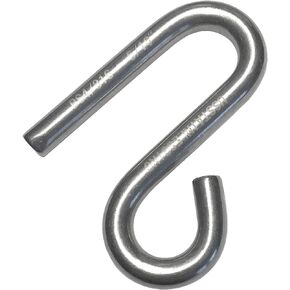 US Stainless Stainless Steel 316 S Hook Open End and Narrow End 1/4" Marine Grade Cunningham