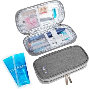 TSA Approved Ice Packs - Insulin Cooler Travel Case Ice Packs for Medications Refrigerated（2 Packs）