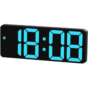 ساعات منبه رقمية صغيرة لغرف النوم، ساعة رقمية لمكتب السرير لغرفة النوم، ساعة منبه كهربائية، ساعة منبه LED للطاولة مع بطارية احتياطية تعمل بالطاقة، محمولة للسفر in Kuwait