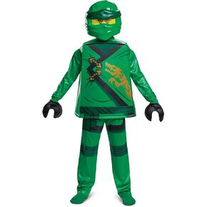 Lloyd Costume for Kids, Deluxe Lego Ninjago Legacy Themed Children's Character Outfit