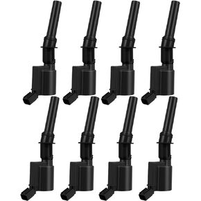 ECCPP High Performance Pack of 8 Ignition Coil DG508 Compatible for Ford E-150 for F150 F250 E350 F-550 Super Duty for Lincoln for Mercury 4.6L 5.4L V8 Fit for FD503 C1417 C1454
