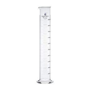 EISCO Graduated Cylinder, 2000ml - Class B Tolerance ±20.0ml - Round Base - Blue Graduations - Borosilicate 3.3 Glass