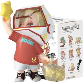 52TOYS Nook The Kid 1PC Action Figure, Collectible Toy Kawaii Creative Gift Room Decor Desktop Decoration 3.5 Inch, Gift for Birthday Party