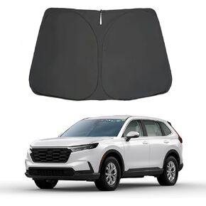 Car Front Windshield Sun Shade Foldable Sunshade Protector Custom Fit for Honda Accord 2014 2015 2016 2017 Interior Accessories Sun Visor Protector Blocks UV Rays Keep Your Car Cooler(Black)
