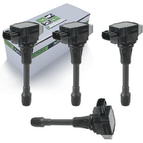 UF549 C1696 Ignition Coil Pack Fit for Infiniti FX50 M56 QX60 for Nissan Altima Cube NV200 Pathfinder Rogue Sentra Versa 2.5L 2007-2018, 4 pcs
