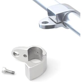 Boat Fender Hanger Clips, Adjustable Pontoon Boat Circular Rail Fender Cleats, Marine Grade 316 Stainless Steel Boat Fender Clips,Fender Bumpers Hanger Clips for Pontoon Bumpers 2PCS