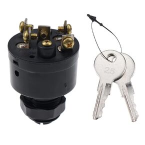 Ignition Switch with Keys Push to Chock 87-88107 87-88107A5 MP41000 Compatible with Most Mercucy and Sierra Boat Marine Outboard