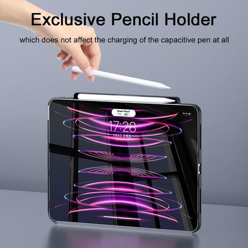 Carbon Fiber Case for Magic Keyboard iPad Pro 11 2022/2021/2020/2018 (Keyboard not Included) and iPad Air4/Air5 (2022/2020) 10.9 with Pencil Holder, Magic Keyboard Case in Kuwait